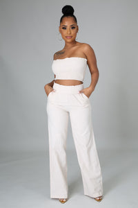 Beach Walk Wide Leg Pant Set