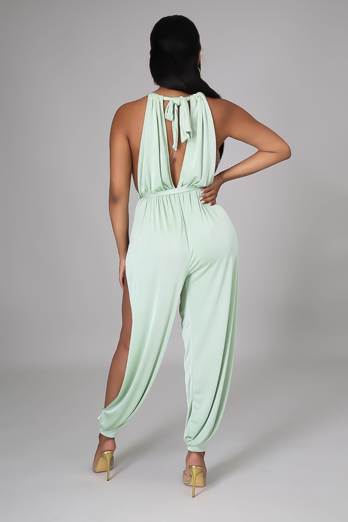 Date Night Side Slit Jumpsuit