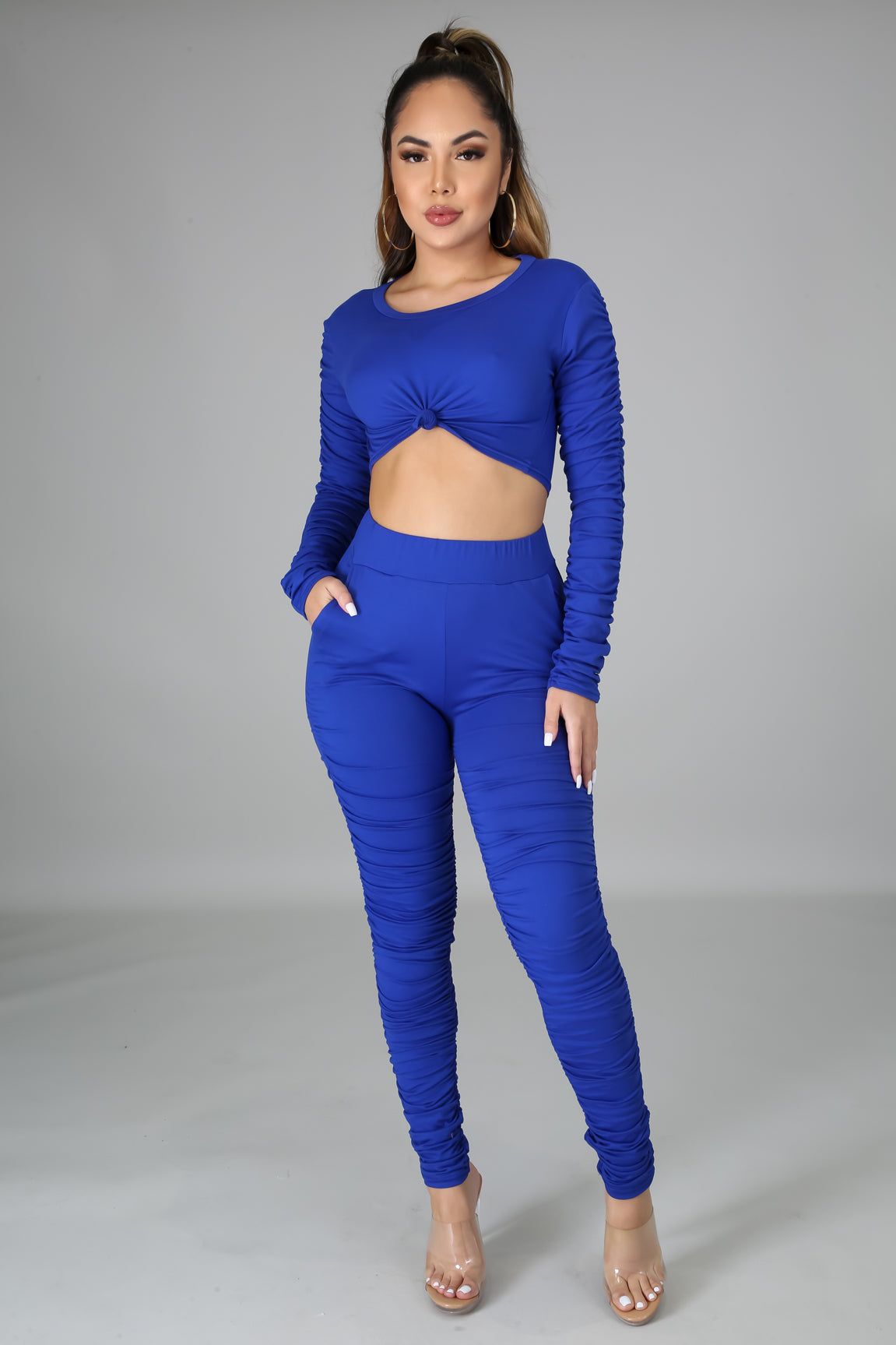 Forever Ruched Legging Set