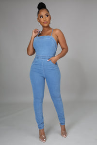 Killing It Denim Jumpsuit