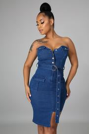 Im Worth It Denim Dress